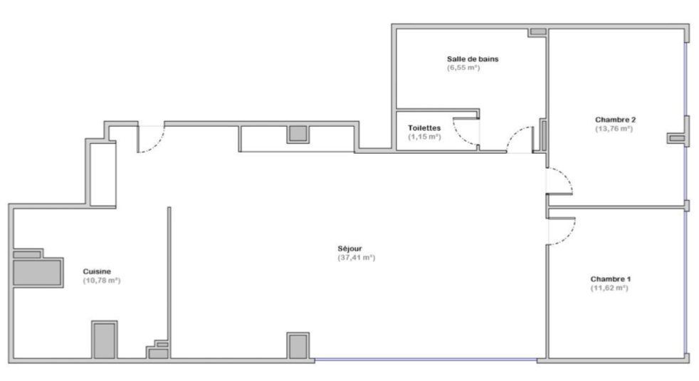appartement 3 pièces en vente sur RUEIL MALMAISON (92500)