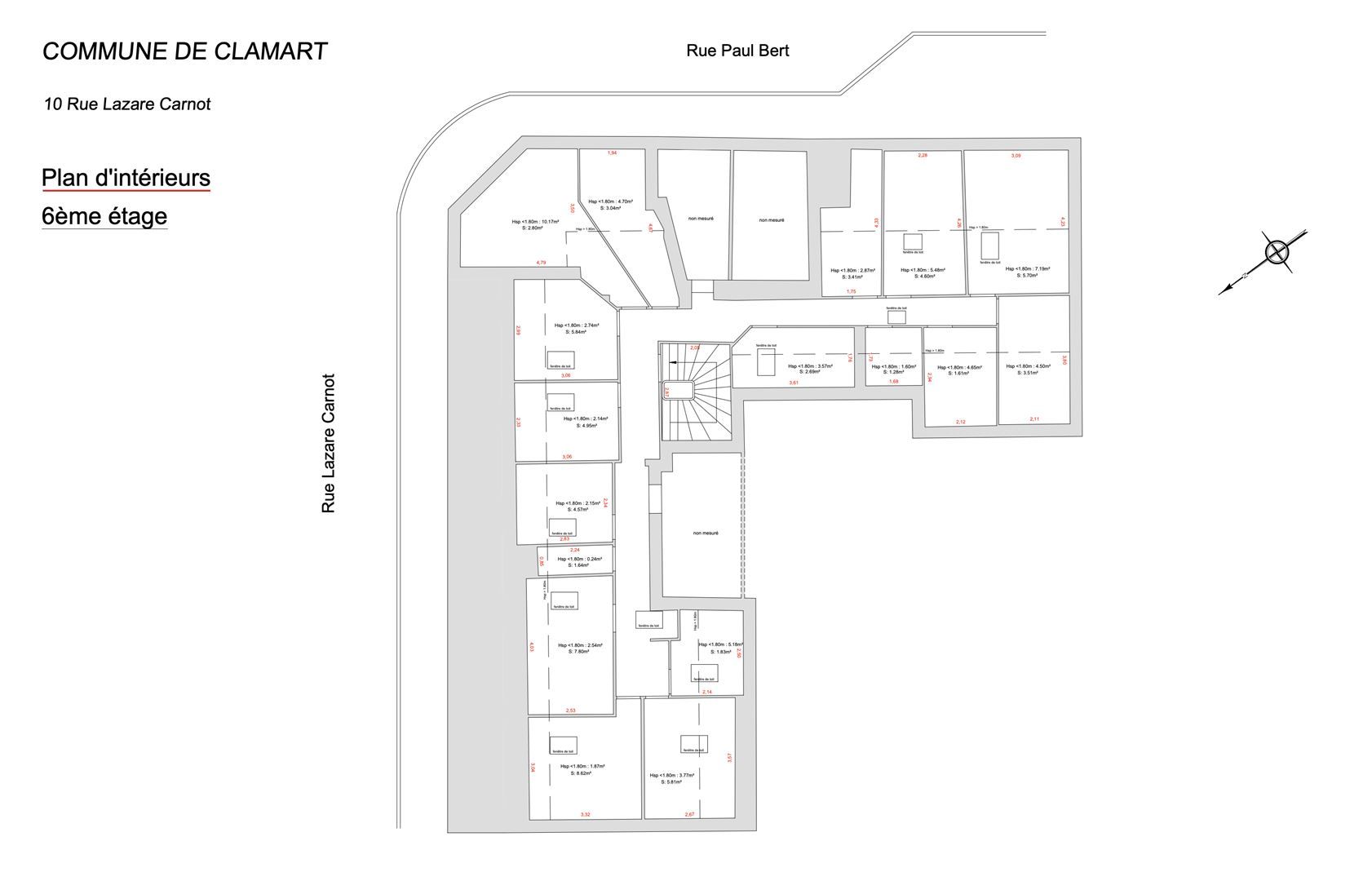 loft 1 pièce en vente sur CLAMART (92140)